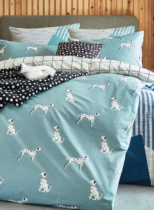 Dalmatian print duvet hotsell