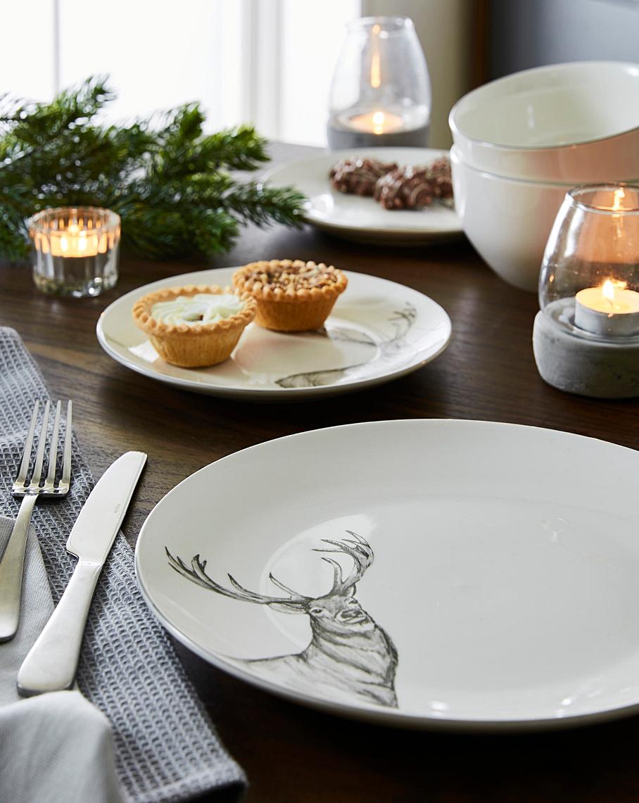 Highland Stag Dinner Set