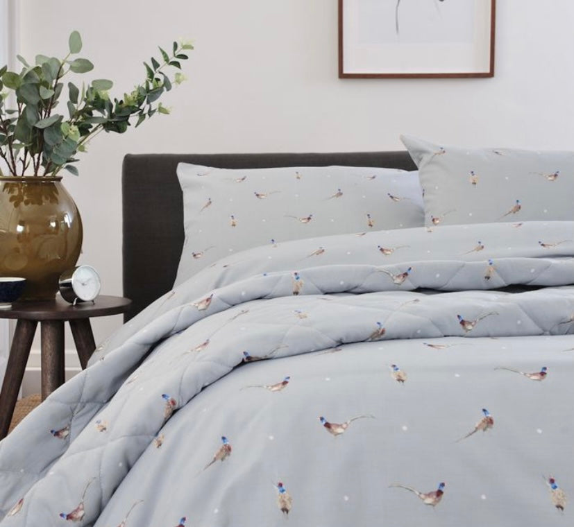 Elegant Pheasant Duvet Set