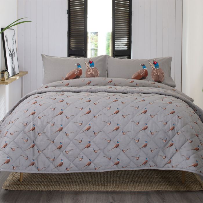 Pheasants Game Bedspread