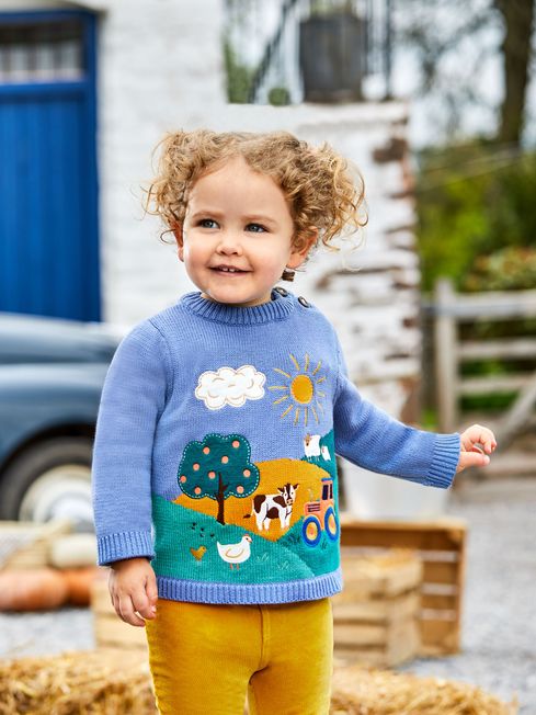 Blue Farm Knitted Jumper