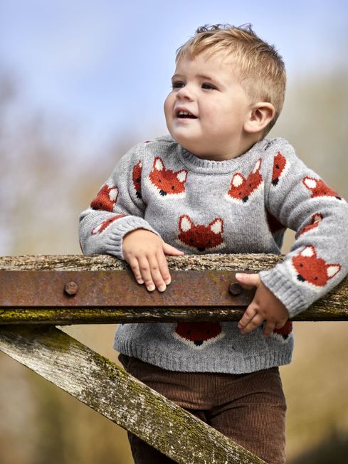 Knitted Fox Jumper