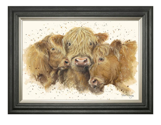 Highland Trio Framed Print