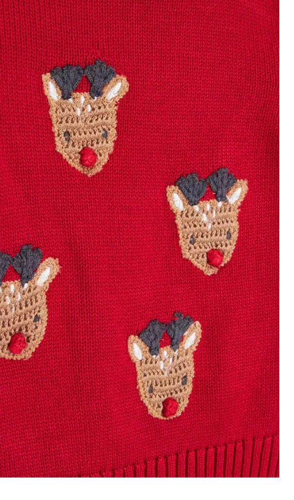 Reindeer Knitted Christmas Jumper