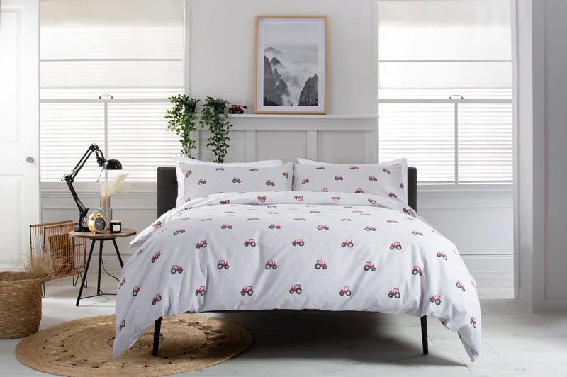 Red Tractor Duvet Set