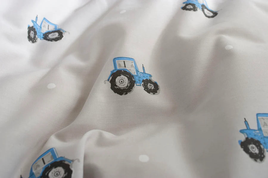 Blue Tractor Duvet Set