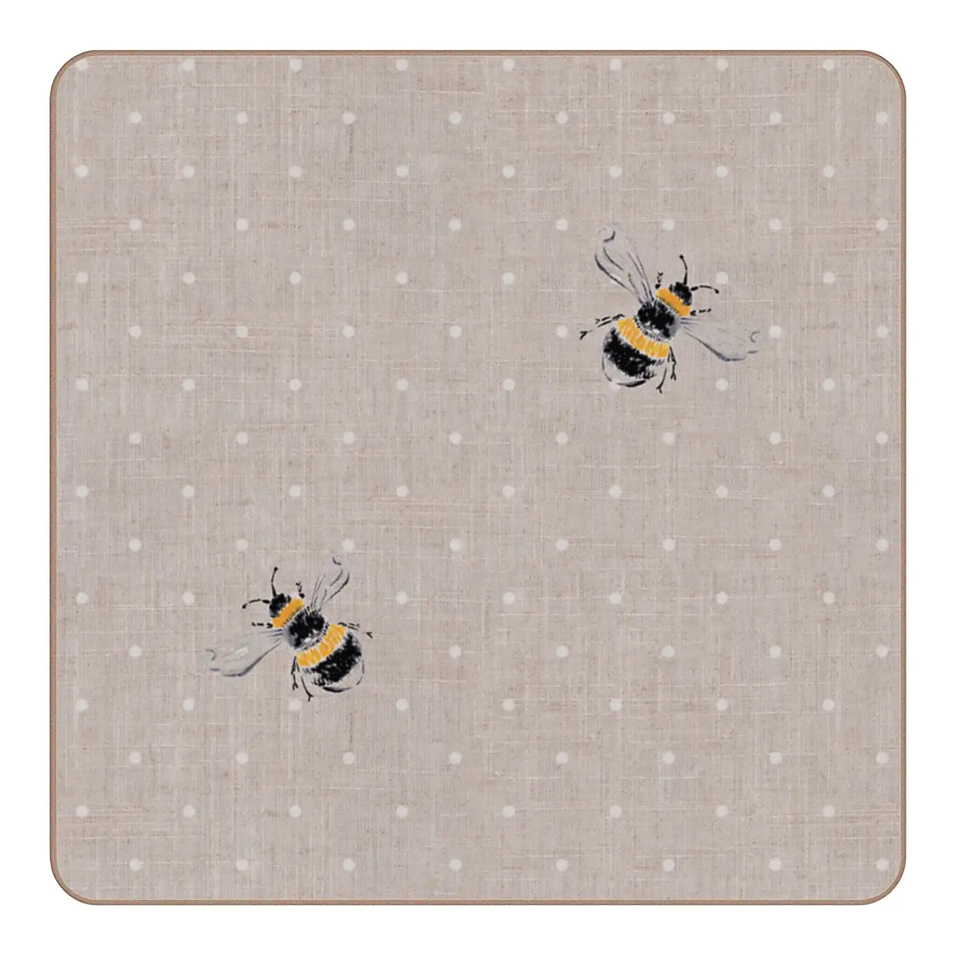 Bee & Polka Dot Fawn Coasters