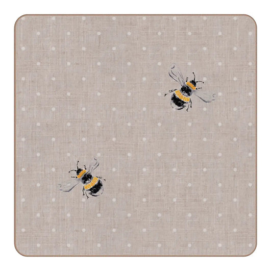 Bee & Polka Dot Fawn Coasters