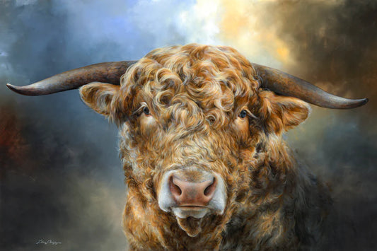 Magnificent Leader Bull Canvas