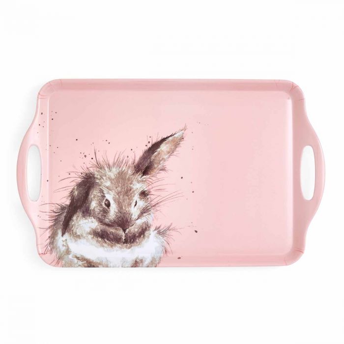 Pink Bunny Large Tray