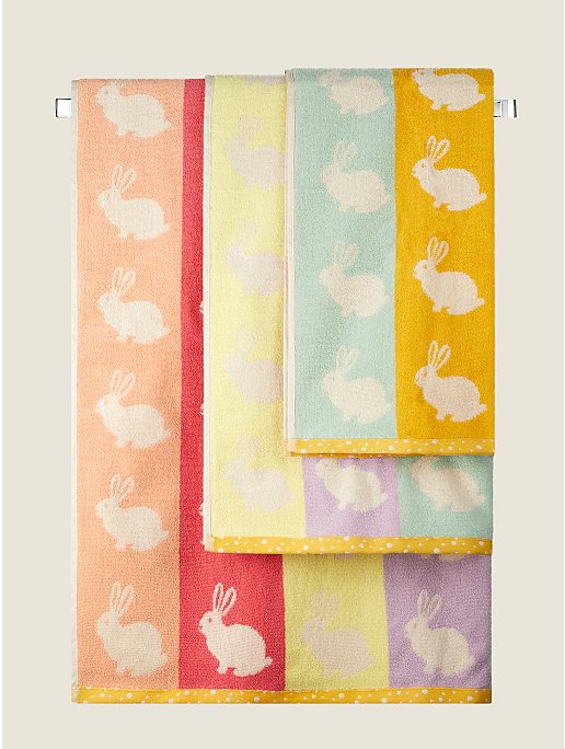 Multi Bunny Towel Range