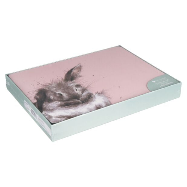 Pink Bunny Set of 6 Placemats