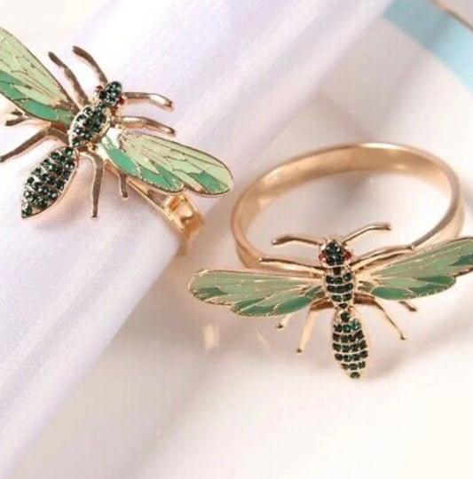 Dragonfly Napkin Rings