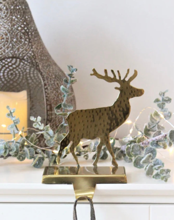 Stag Gold Stocking Holder