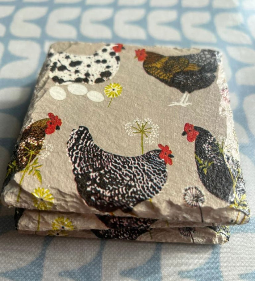 Penny Hen Coasters