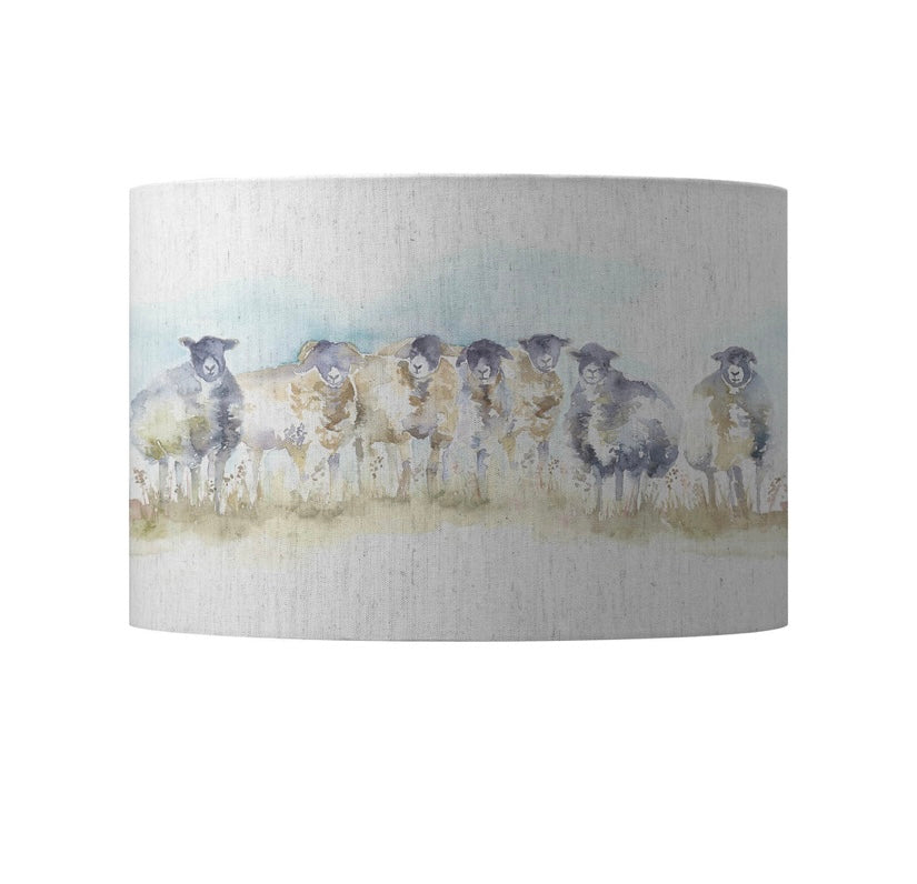 Moorland Flock Sheep Lampshade