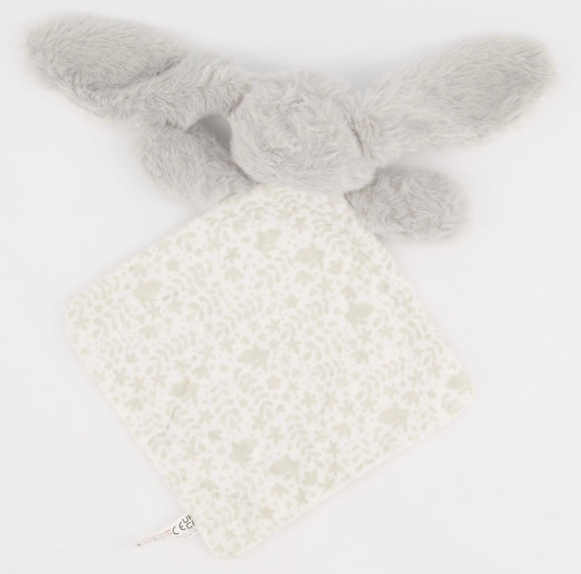 Grey Bunny Baby Comforter