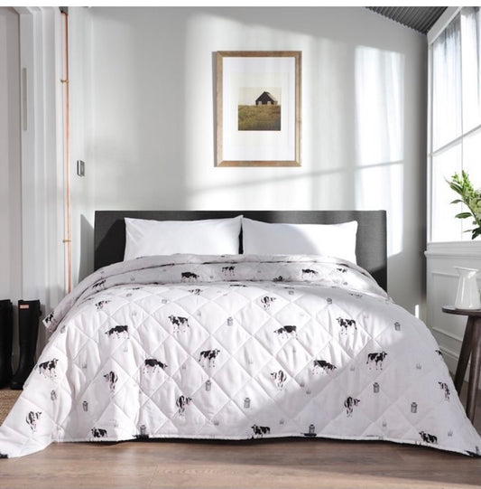 Daisy Cow Bedspread