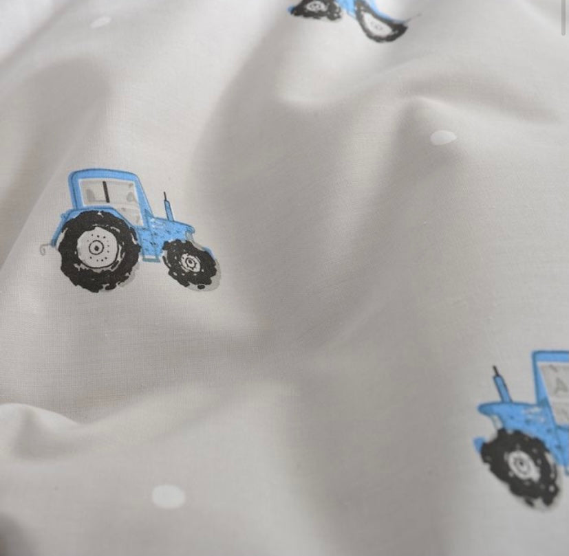 Blue Tractor Duvet Set