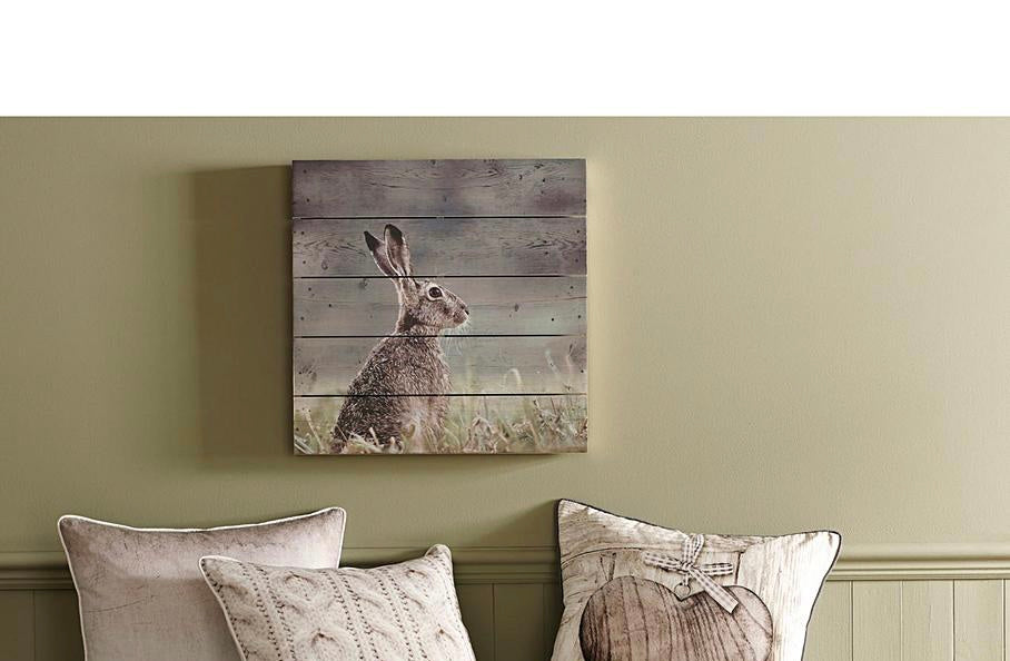 Hare Wooden Wall Art