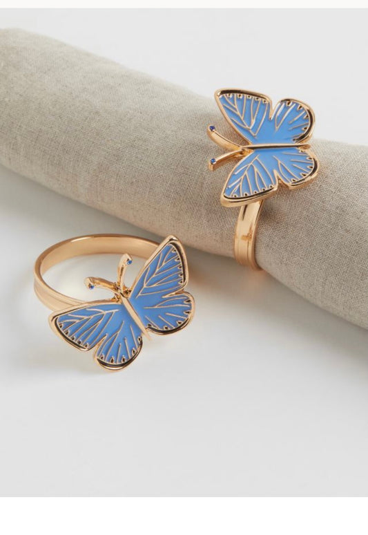 Butterfly Napkin Rings