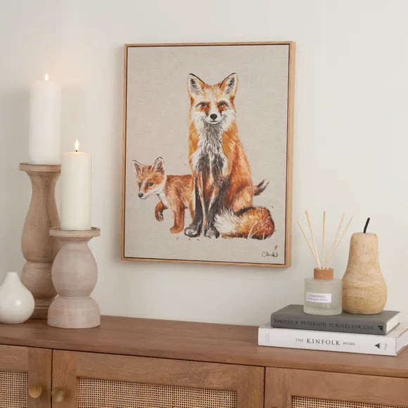 Fox Family Capped Canvas