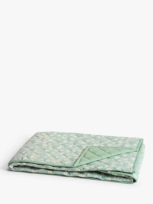 Ditsy Floral Quilted Throw