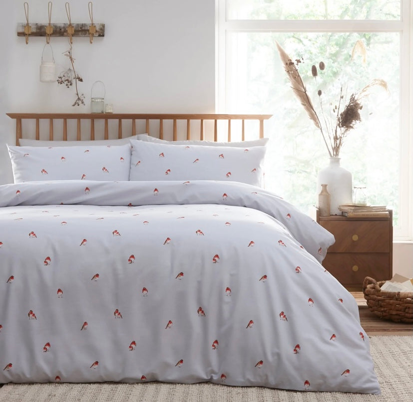 Robin Red Breast Duvet Set