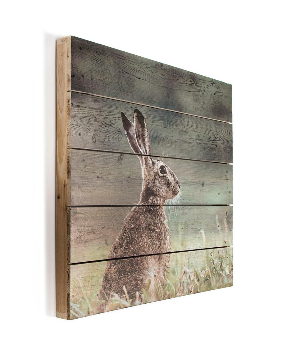 Hare Wooden Wall Art