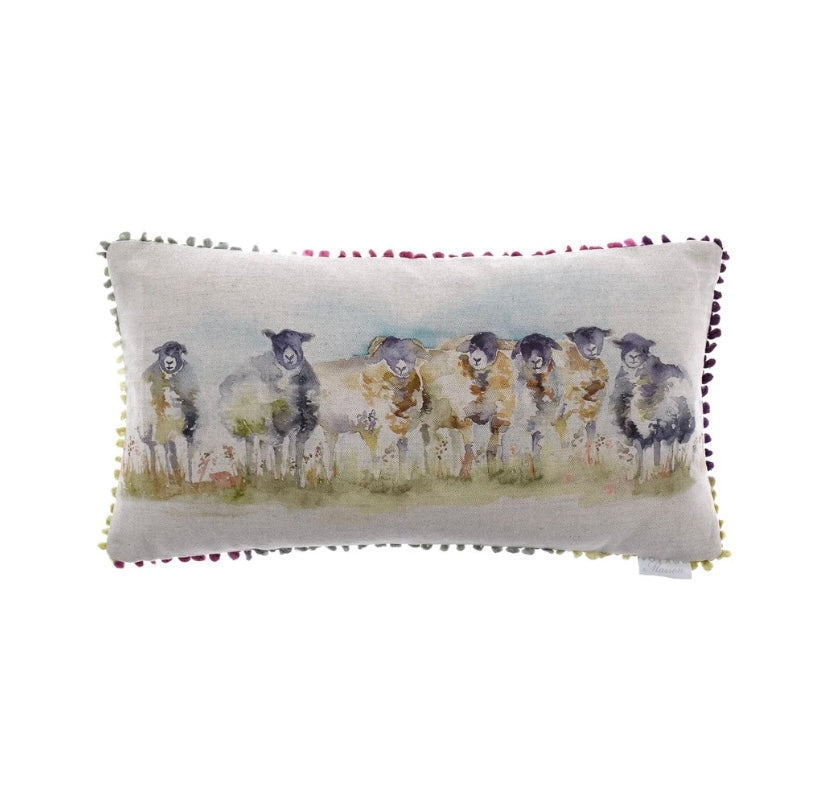 Moorland Sheep Flock Cushion