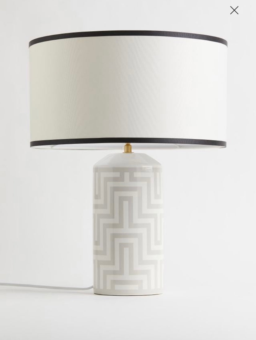 Cream Ceramic Lamp Base