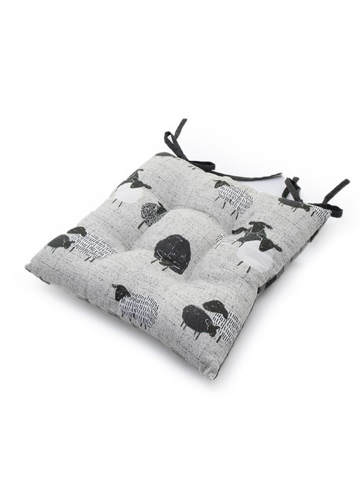 Monochrome Sheep Seatpads set of 4