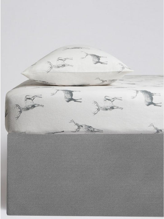 Stag Brushed Cotton Single Sheet