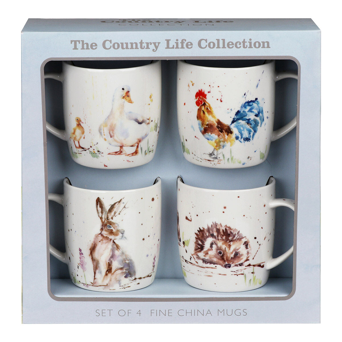 Wildlife Set of 4 Mugs