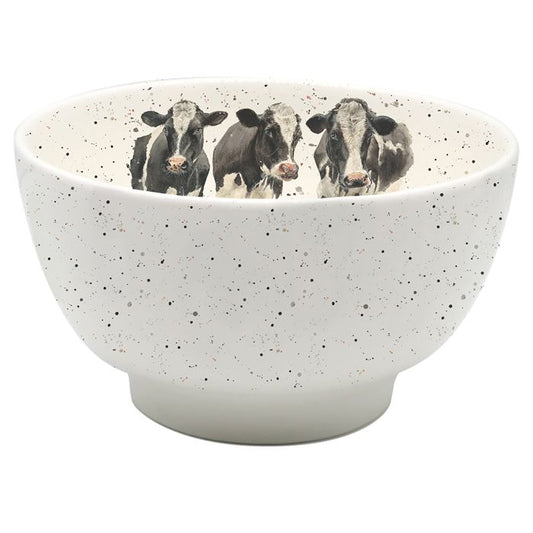 Triple Trouble Cow Cereal Bowls