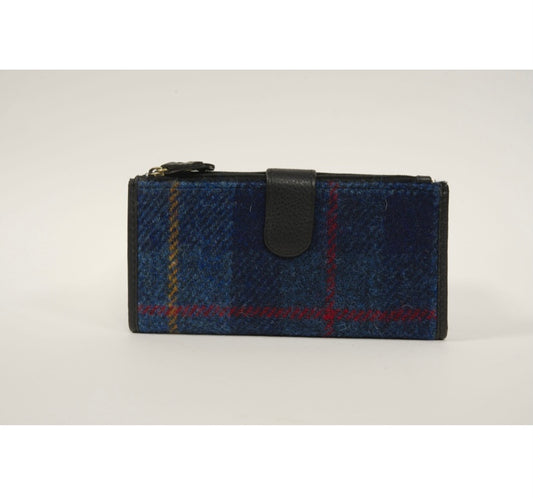 Harris Tweed Denim Blue Wallet Purse