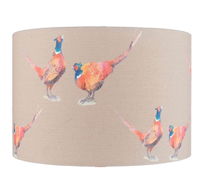 Farmhouse Pheasant Lampshade