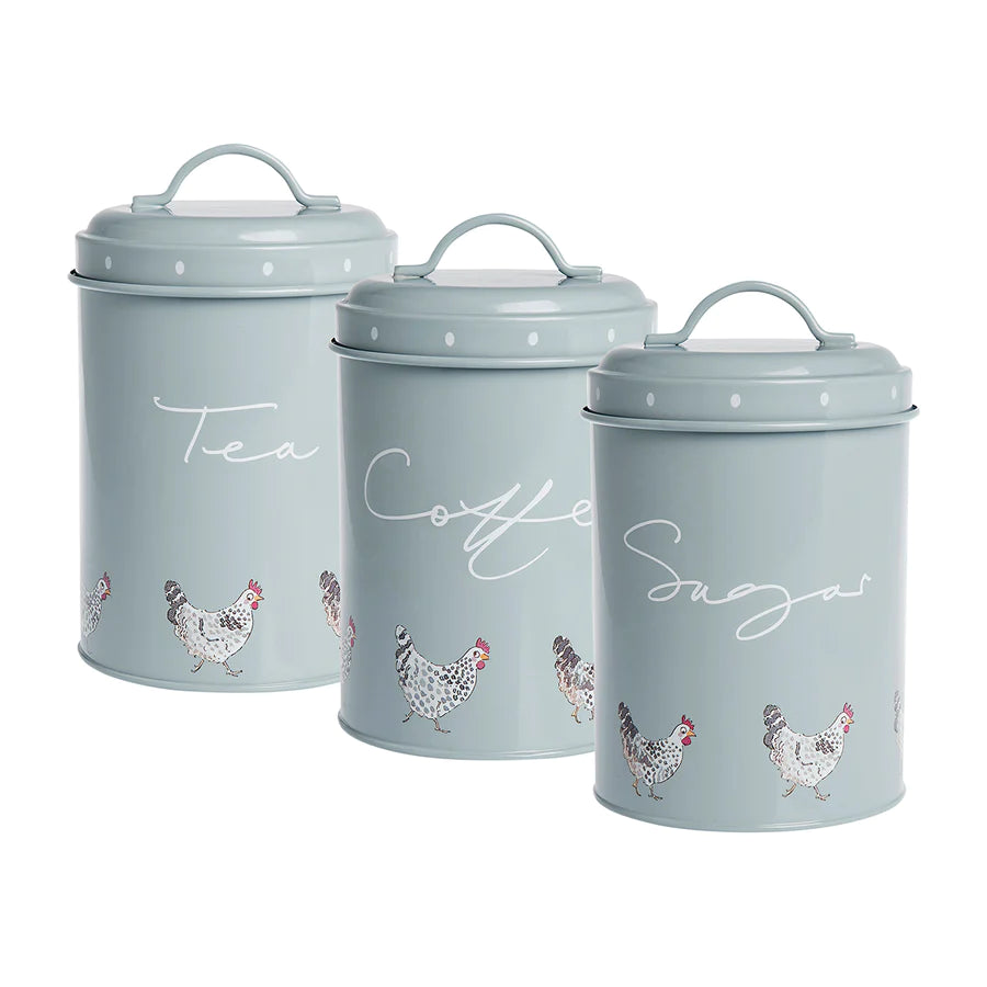 Chicken Kitchen Tin Set