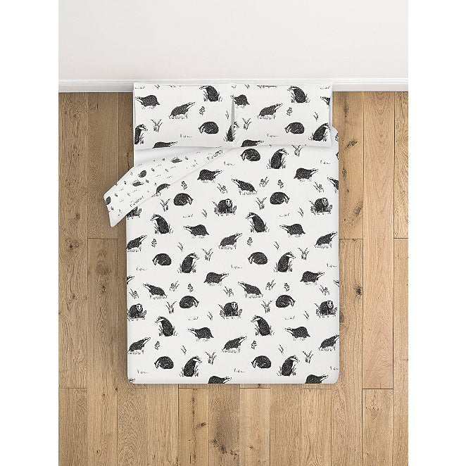 Brushed Cotton Badger Duvet Set