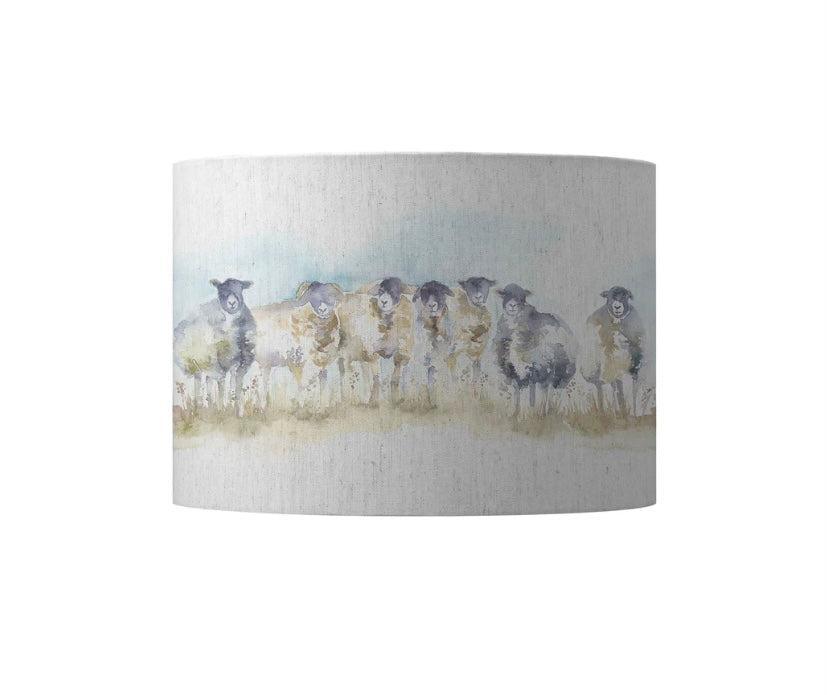 Moorland Flock Sheep Lampshade