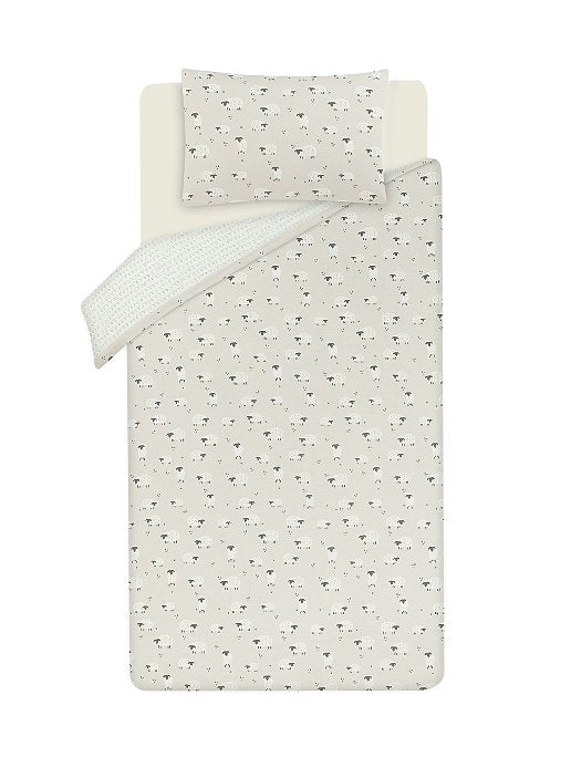 Neutral Sheep Print Duvet Set