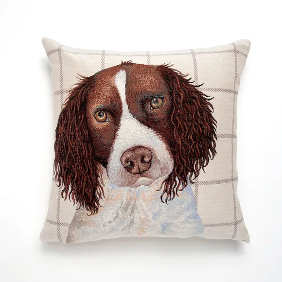 Tapestry Spaniel Cushion