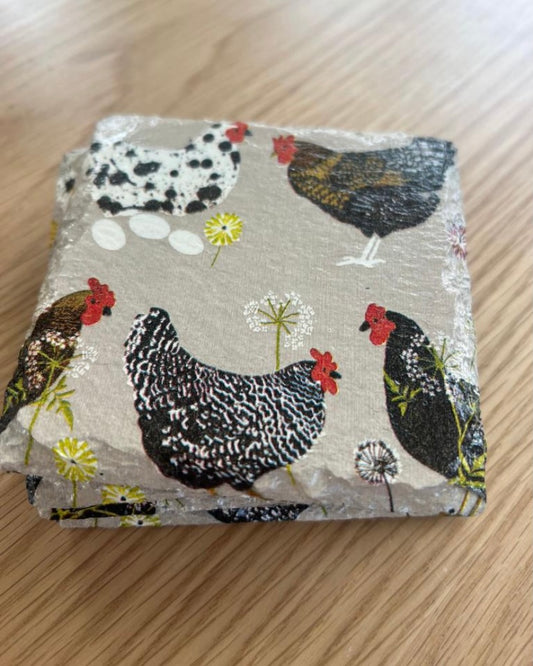 Penny Hen Coasters