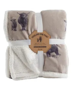 Highland Cow Throw