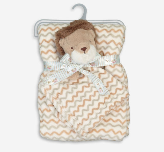 Lion Comforter & Baby Blanket Set